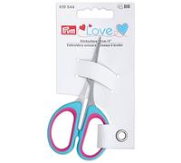Prym Love Tijeras de Bordar, Acero Inoxidable, Blue, Pink, Silver, One Size