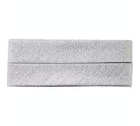 Prym Lurex-Cinta al bies, 3,5 m, Color Plateado, PES 37% LU 23% PA, Plata, 20 mm Falzung: 40/20 mm | 3,50 m