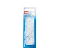 Prym - Mate Redondo Non-Sew ColorSnaps Snap Fasteners, plástico, Transparente, 12,4 mm, 30 Piezas