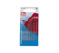 Prym Millinery Needles, Acero aleado, Gold, Silver, One Size