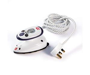 Prym Mini Plancha de Vapor, de la Marca, Enchufe de Reino Unido, Color Blanco, 19 x 17 x .95 cm