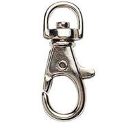 Prym Mosquetón (7/38 mm), Color Plateado Snap Hook, Acero Inoxidable, Silver, Talla única
