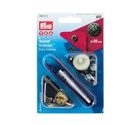 Prym Non-Sew Press Fastener, latón, Silver, 2.80 x 9.30 x 0.50 cm