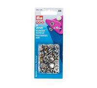 Prym Non-Sew Press Fasteners, Metal, Silver, 9.3 x 5.7 x 0.7 cm