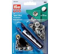 Prym Non-Sew Press Fasteners, Metal, Silver, Talla única