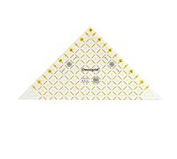 Prym Omnigrid Right Triangle Ruler Triángulo rápido con Escala 1/2 Cuadrados de hasta 6 Pulgadas, Acrílico