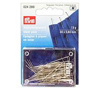 Prym Pasadores de Acero, aleado, Plata, 30 x 0,60mm