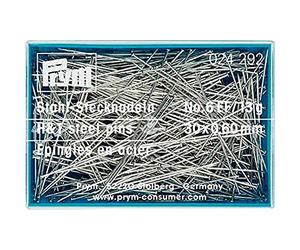Prym Pasadores Rectos De Acero, Metal, Gris, 10 cm