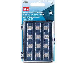 Prym Plastic Bobbins, Transparent, 14.0 x 7.5 x 3.0 cm