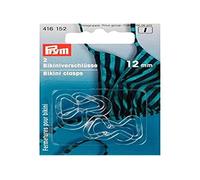 Prym Plastic Loop Clasp, Transparent, 12 mm, 2 Piezas
