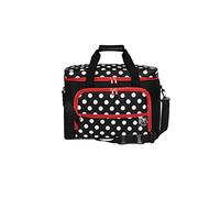 Prym Sewing Machine Bag Polka Dots, Case, Mezcla de poliéster, Red, White, Black, 44 x 22 x 35 cm
