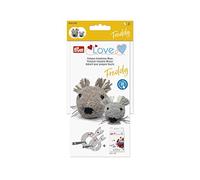 Prym Pompom Template, Grey, Black, White, 5 x 5 x 3 cm