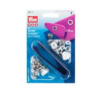 Prym Presiona El Botón, Blanco, 10 mm, weiß, 10 Stück