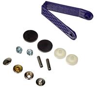 Prym Press Fasteners, Plateado, latón, Silver, 15 mm, silberfarbig, 100 Stück