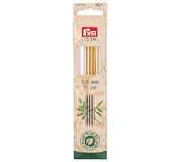 Prym - prym 1530 bambú de doble punta (15 cm, 3.50 mm) aguja - 1 unidad