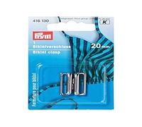 Prym - Gancho de acero Bikini y Buque de cinturón Plateado 20 mm - 1 unidad