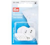 Prym - Prym Blanco (18mm) Lino Botones - 14 Pedazos