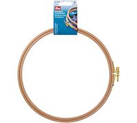 Prym - Prym Color Natural (0.8x22cm) Haya Madera Bordado Marco con Latón Tornillo - 1 Pedazo