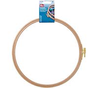 Prym - Prym Color Natural (0.8x25cm) Haya Madera Bordado Marco con Latón Tornillo - 1 Pedazo