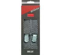 Prym - Prym Men's Exclusive Grey -White Dots (120 cm, 35 mm) Clip - 1 unidad