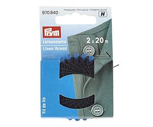 Prym - prym negro (20 m) hilo de lino - 1 unidad