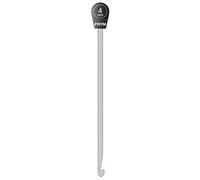 Prym - Prym Tunecino de aluminio (30 cm, 4.00 mm) Grochet de lana - 1 unidad