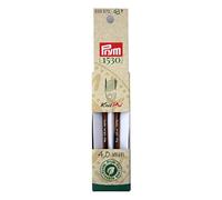 Prym Puntas de Aguja Circulares Naturales Cortas, 8,7 cm, 4,00 mm, Madera, Multicolor, 4,0 mm
