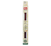 Prym Puntas de Ganchillo tunecinas Natural 4,0 mm Aguja Madera Metal, Multicolor