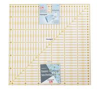 Prym Ruler, Transparent, Black, Yellow, 31,5 x 31,5 cm