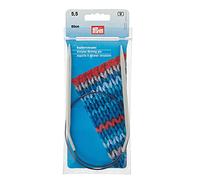 Prym Rundstricknadeln ALU 60 cm 5,50 mm Grau Agujas Redondas, Aluminio, Gris, 5,5 mm