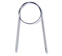 Prym Rundstricknadeln ALU 80 cm 5,50 mm Grau Agujas Redondas, Aluminio, Gris, 5,5 mm