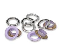 Prym sen Scheiben Rot/silberfarbig vearbeitbar mit dem 542542 Ojales con arandelas 11 mm rojo/Plata se pueden utilizar con la herramienta creativ