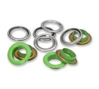 Prym sen Scheiben Rot/silberfarbig vearbeitbar mit dem 542542 Ojales con arandelas 11 mm rojo/Plata se pueden utilizar con la herramienta creativ