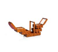 Prym Sewing Box, Red, Blue, Brown, medium