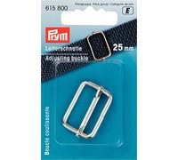 Prym Silver-Coloured Adjusting Buckle 25mm (1pc), Metal, 9.5 x 6 x 1 cm