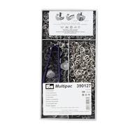 Prym Sin-Coser Prensa Sujetadores, Metal, Silver, 10 mm, silberfarbig, 200 Stück