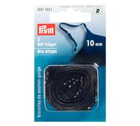 Prym Sostén Correas, Negro, 10 mm, schwarz, 2 Stück, 2