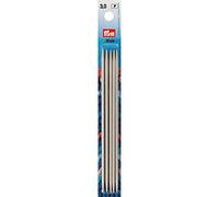 Prym Strumpfstricknadeln ALU 15 cm 3,00 mm Grau Agujas de Tejer, Metal, Gris, 3 mm