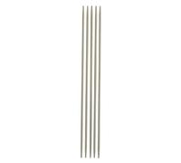 Prym Strumpfstricknadeln ALU 40 cm 4,00 mm Grau Agujas de Tejer, Aluminio, Grigio, 4,0 mm