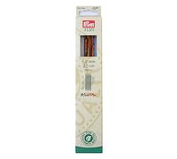 Prym Strumpfstricknadeln CUBICS Natural 20 cm 5,00 mm Agujas de Tejer, Madera, Multicolor, 5,0 mm