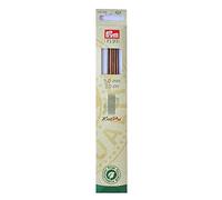 Prym Strumpfstricknadeln Natural Farbig 20 cm 6,00 mm Agujas de Tejer, Madera, Multicolor, 6,0 mm