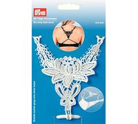 Prym Sujetador de encaje para decoración trasera, color blanco