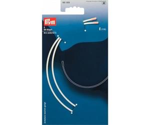 Prym Sujetador Semicircular con Aros 2 Piezas, Tamaño E115, Blanco