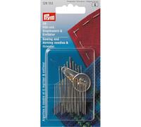 Prym Surtido De Agujas Y Enhebradoras, Steel, Plata, Näh/Stopfnadel, 29 Stück, KTE