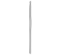 Prym Woll-Häkelnadeln ohne Griff ALU 5,00 mm Ganchos de Ganchillo para Lana sin Mango Aluminio Perla Gris 5.00 mm, Plateado, Ø 5 mm, 14 cm, perlgrau, 1 Stück