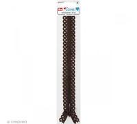 Prym Zipper, Encaje, Brown, One Size