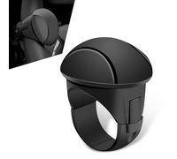 Prywog 1 bola de refuerzo para volante de coche, control con una sola mano, mango de silicona antideslizante, rotación de 360 grados, herramienta de ahorro de esfuerzo de dirección con una sola mano