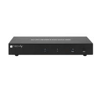Przełącznik KVM 2x1 DisplayPort/USB 4K Dual-Video z USB 2.0