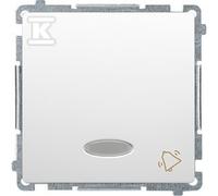 Przycisk timbre iluminado BMD1L.01/11 Basic blanco