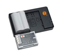 PS-BLM5 BLM-5 - Batería de Repuesto Recargable y Cargador Dual Compatible con cámaras Digitales Olympus E1 E3 E5 E300 E330 E500 E510 E520 C-8080 C-7070 C-5060, etc.